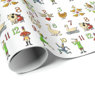 De tolv dagarna av jul presentpapper