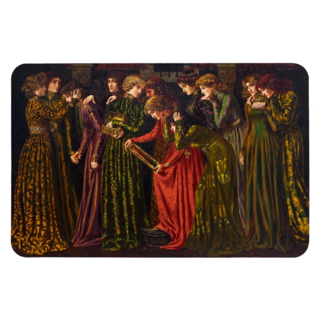 De tolv dansande prinsessorna av Gustave Stevens Magnet (Horisontell)