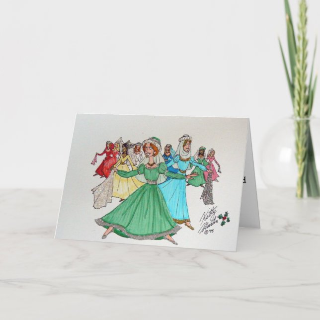 De tolv juldagarna helgkort (Framsida)