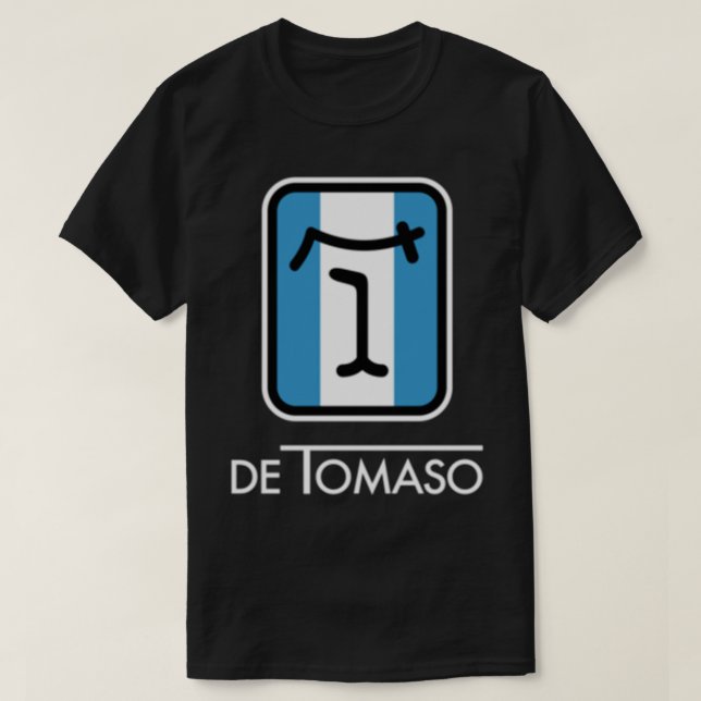 De Tomaso (liten logotyp) Classic T-Shirt (Design framsida)