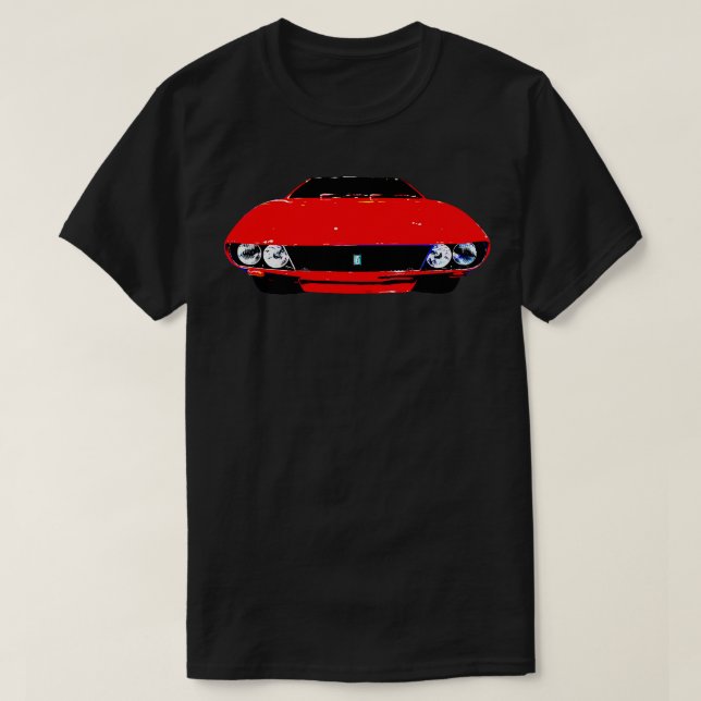 De Tomaso Mangusta 1960-talet italiensk klassisk r T Shirt (Design framsida)