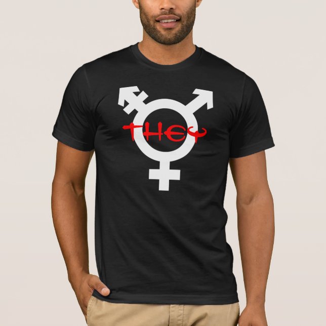 De Transgender T Shirt (Framsida)