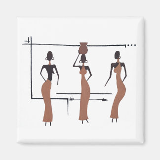 De tre afrikanska systrarna magnet