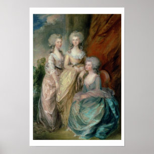 De tre äldsta döttrarna av George III: Princess Poster