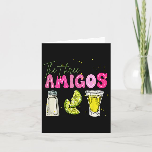 De tre Amicos Cinco De Mayo Tequila Drink Women Kort (Framsida)