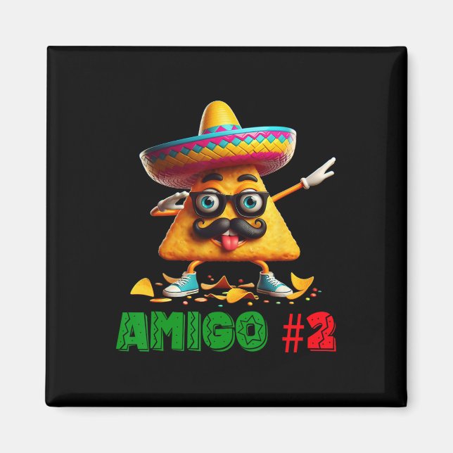 De tre Amigos Cinco De Mayo Amigo #2 Group Morsa Magnet (Framsidan)