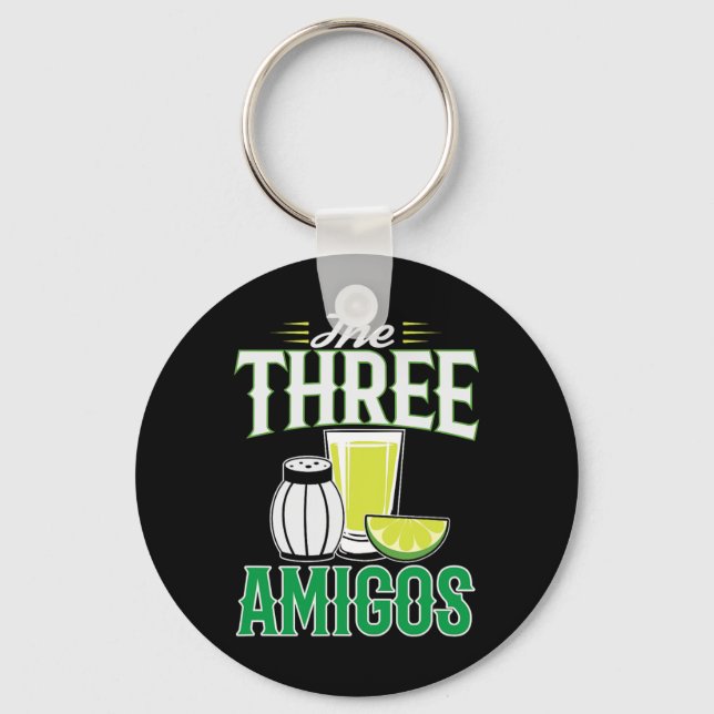 De tre Amigos Cinco De Mayo Gift Nyckelring (Framsida)