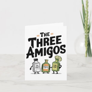 De tre Amigos cinco de Mayo Tequila Salt och Li Kort