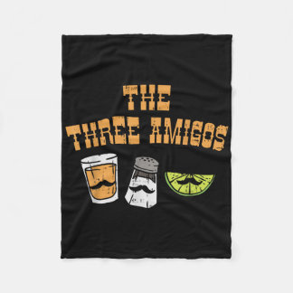 De tre Amigos Tequila Salt Lime Cinco De Mayo D Fleecefilt