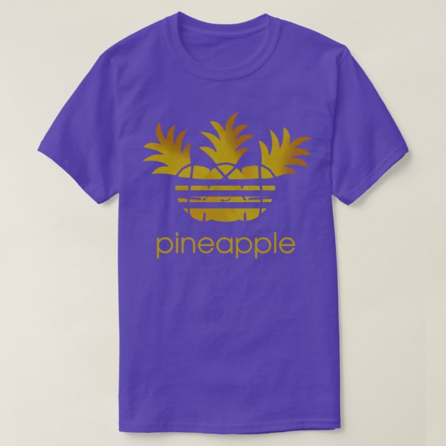 De tre ananas t shirt (Design framsida)