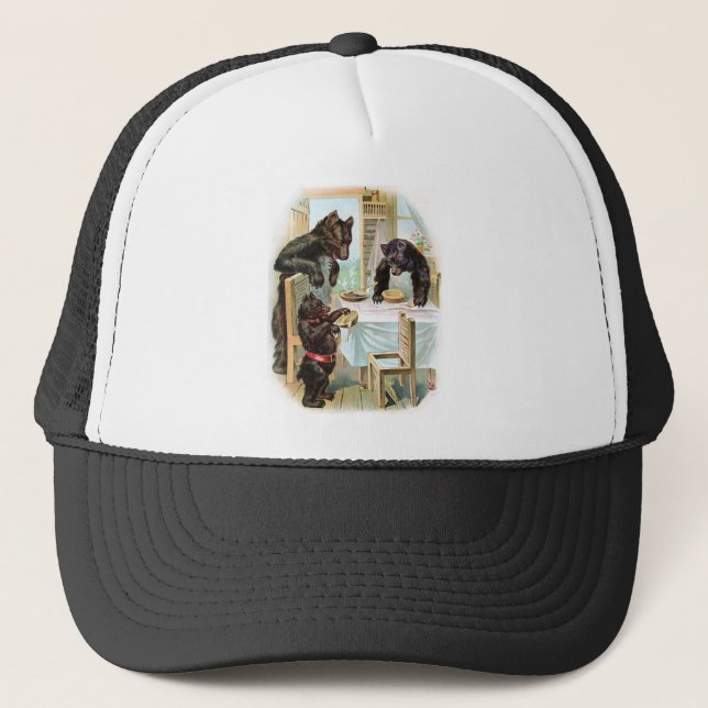 De tre björnarna Fairytale Hat Keps (Framsida)