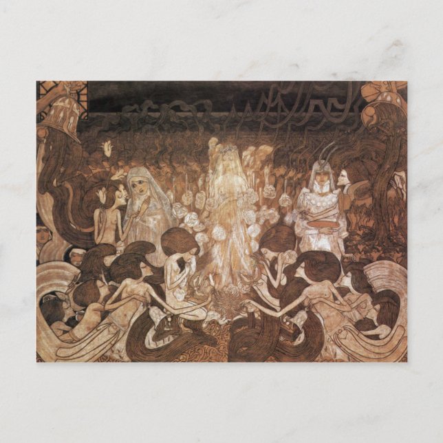 De tre briderna efter Toorop Jan (bästa kvalitet) Vykort (Framsida)