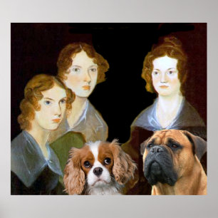 De tre bronte flickorna och Keeper och Flossy Poster