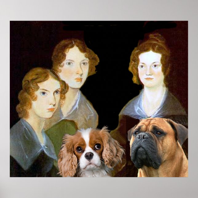 De tre bronte flickorna och Keeper och Flossy Poster (Framsidan)