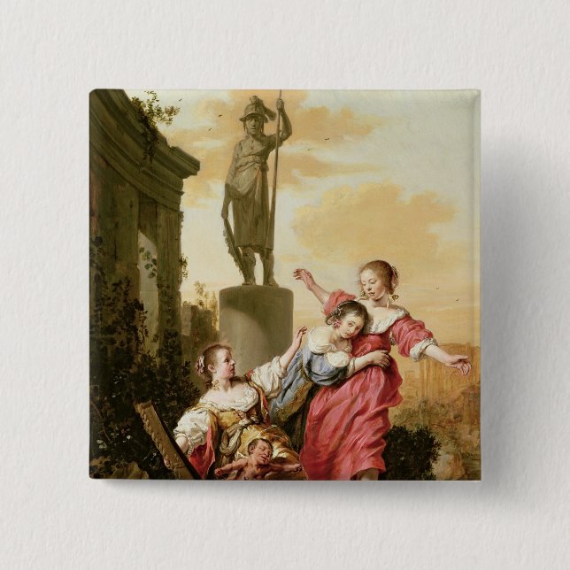 De tre döttrarna av Cecrops Knapp (Framsida)