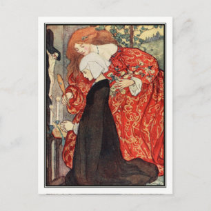 De tre fienderna av Florence Harrison Vykort