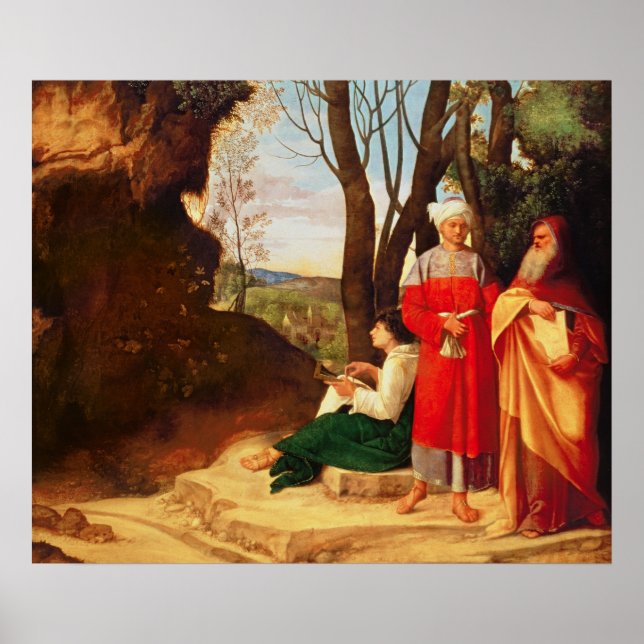 De tre filosoferna poster (Framsidan)