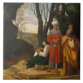 De tre filosoferna (Wise Manar) (av Giorgione) Kakelplatta
