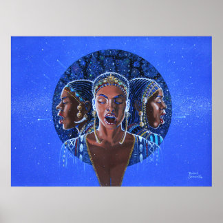 De tre Graces - Faith, Hope & Charity Poster