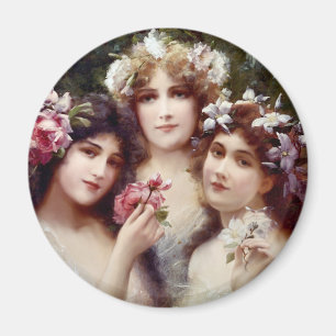 De tre Graces Magnet