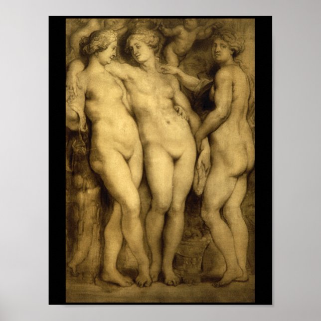 De tre GRaces'_Studies of the Masters Poster (Framsidan)