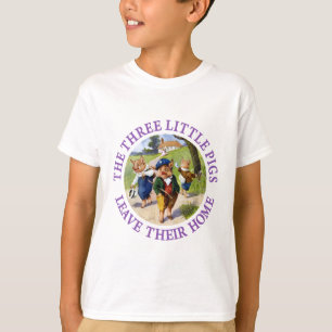 De tre grisarna lämnar lite deras hem t shirt