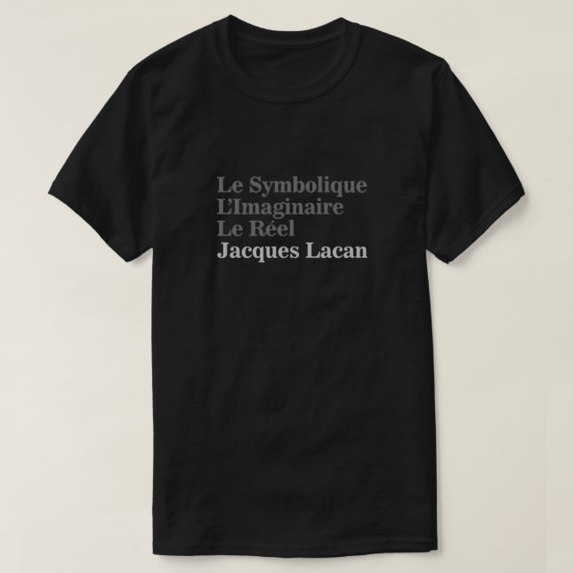 De tre grundläggande dimensionerna för Psychical S T Shirt (Design framsida)