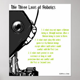 "De tre lagarna av Robotics" affisch