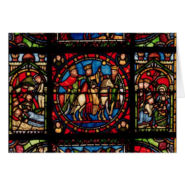 De tre magina hälsningskort (Framsidan Horizontal)