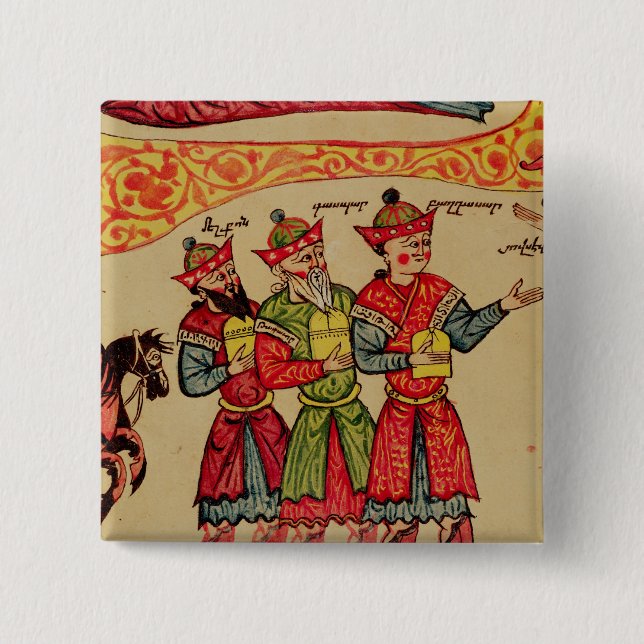 De tre magina, specificerar från nativityen knapp (Framsida)