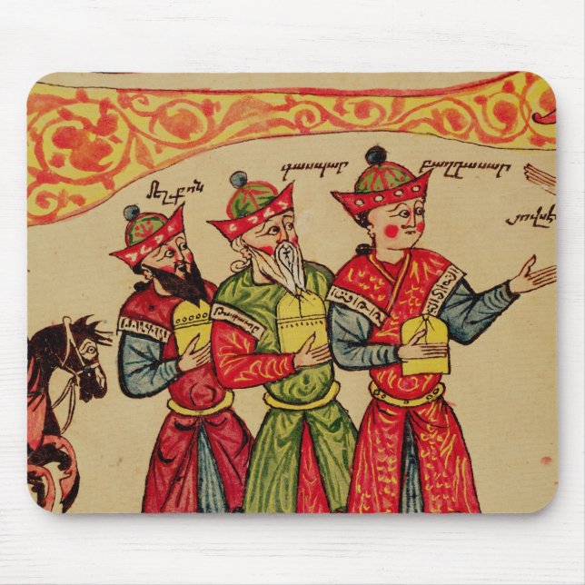 De tre magina, specificerar från nativityen musmatta (Framsidan)