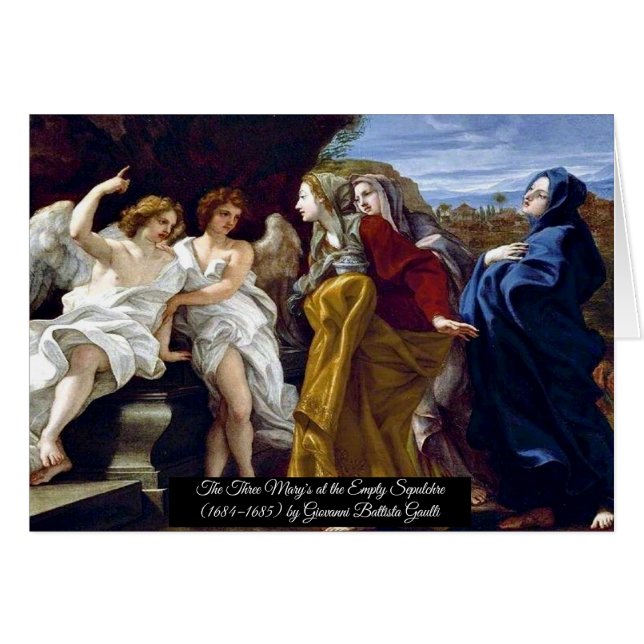 De tre Marys Hälsningskort (Framsidan Horizontal)