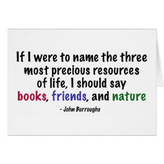 De tre mest dyrbara resurserna av liv hälsningskort