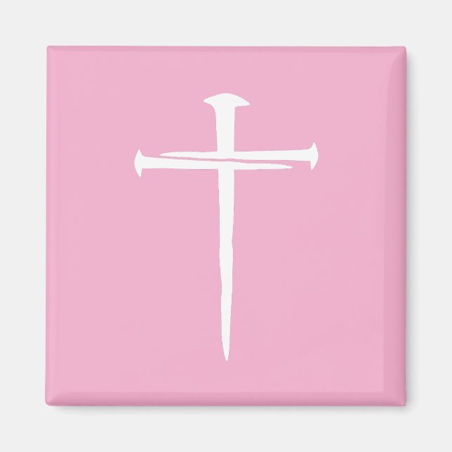 De tre Nagel White Kor Christian Magnet (Framsidan)