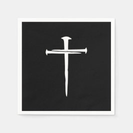 De tre Nagel White Kor Christian Pappersservett