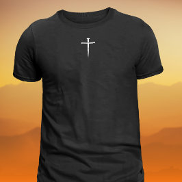 De tre Nagel White Kor Christian T Shirt