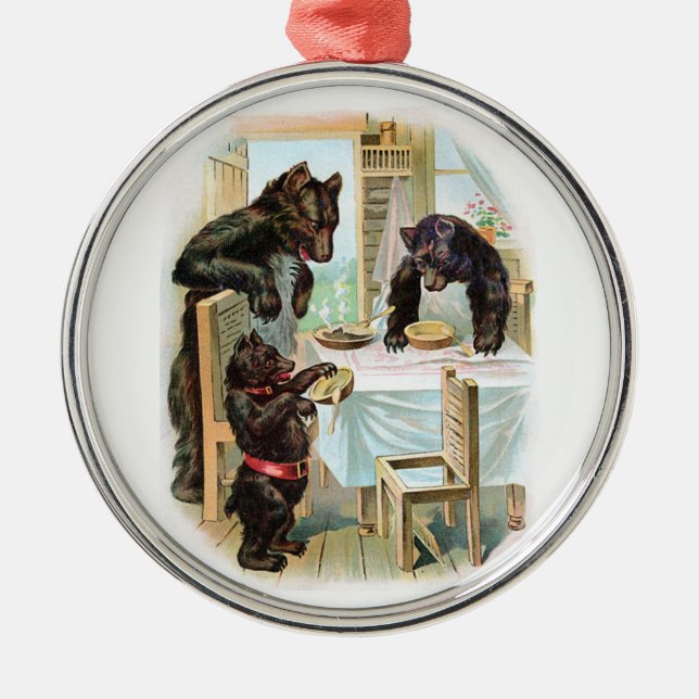 De tre päronen julgransprydnad metall (Framsidan)