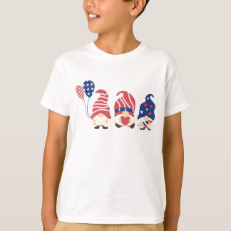De tre patriotiska gnomerna t shirt