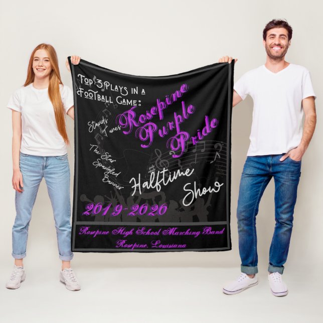 De tre populäraste spelarna i en fotbollsspelsblad fleecefilt (På plats)