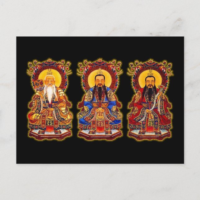 De tre rena vykort (Framsida)