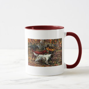 De tre setters Ceramic Ringer Mugg