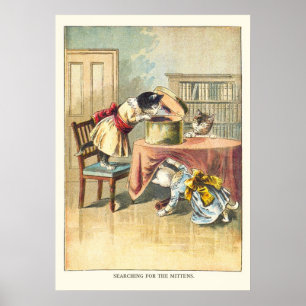 De tre små kattungarna: Sökning efter Mittens Poster