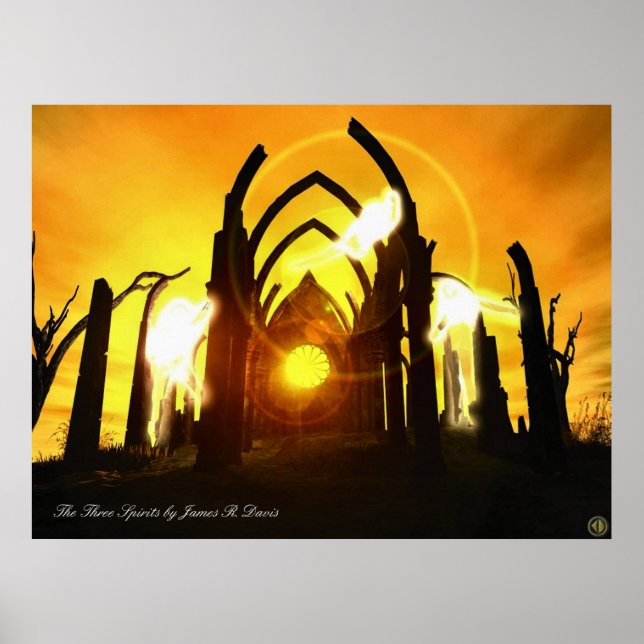 De tre spritdryckerna poster (Framsidan)