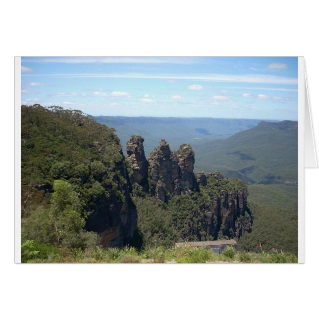 De tre systrarna hälsningskort (Framsidan Horizontal)