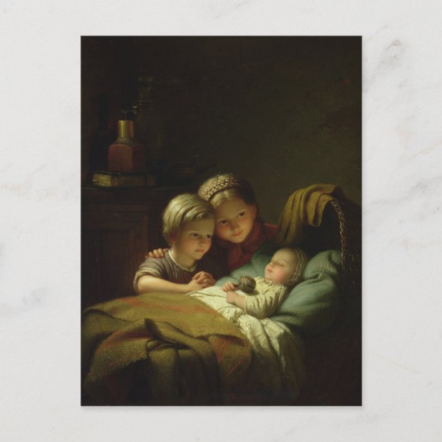 De tre systrarna vykort (Framsida)