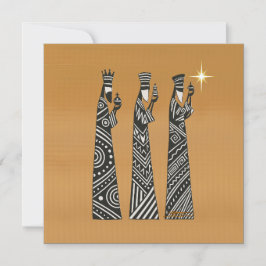 De tre vise männen Svart & Vit julkrubba