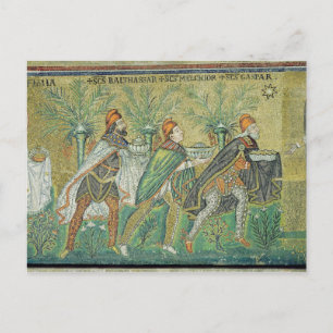 De tre vise männens procession vykort