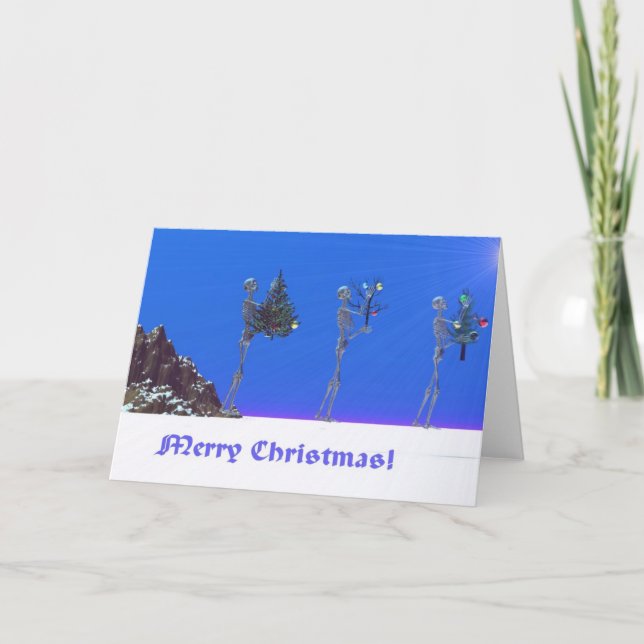 De tre Wise Manar Helgkort (Framsida)