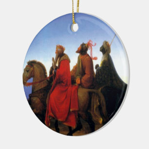 De tre Wisemen Julgransprydnad Keramik