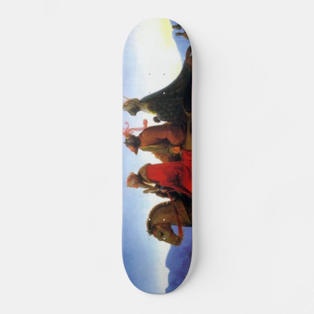 De tre Wisemen Mini Skateboard Bräda 18,5 Cm (Framsida)